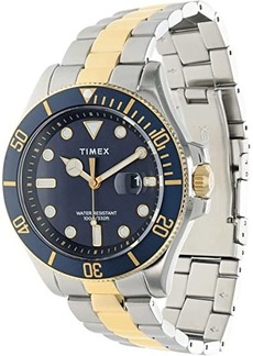 Timex 43 mm Harborside Coast 3-Hand Bracelet Watch