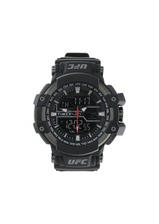 Timex 53 mm UFC Tactic Digital Dial Black Resin Strap Watch