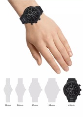 Timex Chicago Stainless Steel Bracelet Watch/45MM