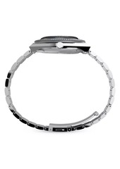 Timex Q GMT Stainless Steel Bracelet Watch
