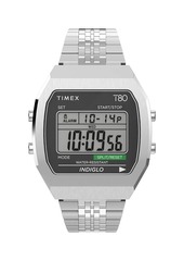 Timex T80 Stainless Steel Digital Watch