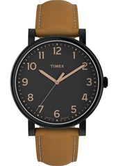 Timex Men's 42mm Leather Watch T2N6779J