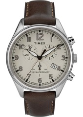 Timex Men's 42mm Leather Watch TW2R88200VQ