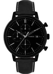 Timex Men's 45mm Leather Watch TW2U39200VQ