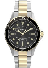 Timex Men's Navi Two-Tone Stainless Steel Bracelet Watch 41mm