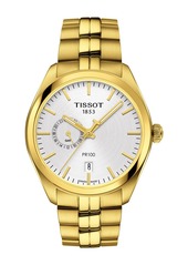 Tissot Men's Dual Time Gold-Tone Bracelet Watch, 39mm