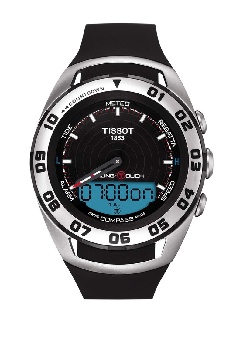 Tissot Men's Sailing-Touch Swiss Rubber Strap Watch