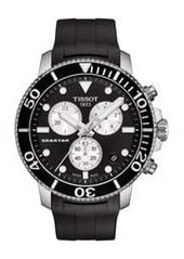 Tissot Men's Seastar Chronograph Bracelet Watch, 45mm