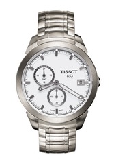 Tissot Men's Titanium GMT Bracelet Watch, 43mm