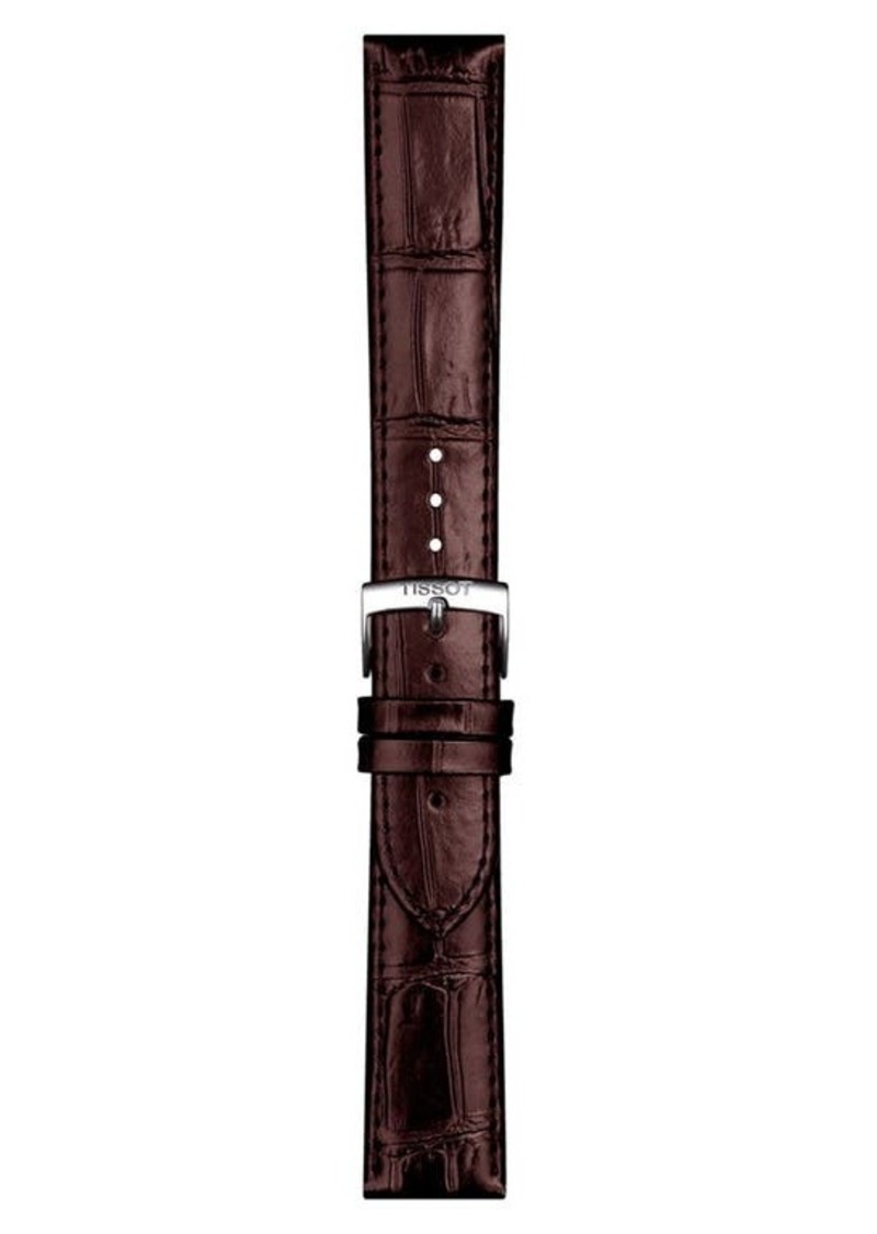 Tissot 20mm Croc Embossed Leather Watchband