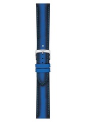 Tissot 20mm Ombré Leather Watchband in Blue at Nordstrom