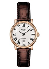 Tissot Carson Automatic Leather Strap Watch