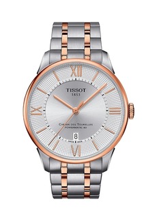 Tissot Chemin des Tourelles Powermatic 80 Two Tone Watch, 42mm