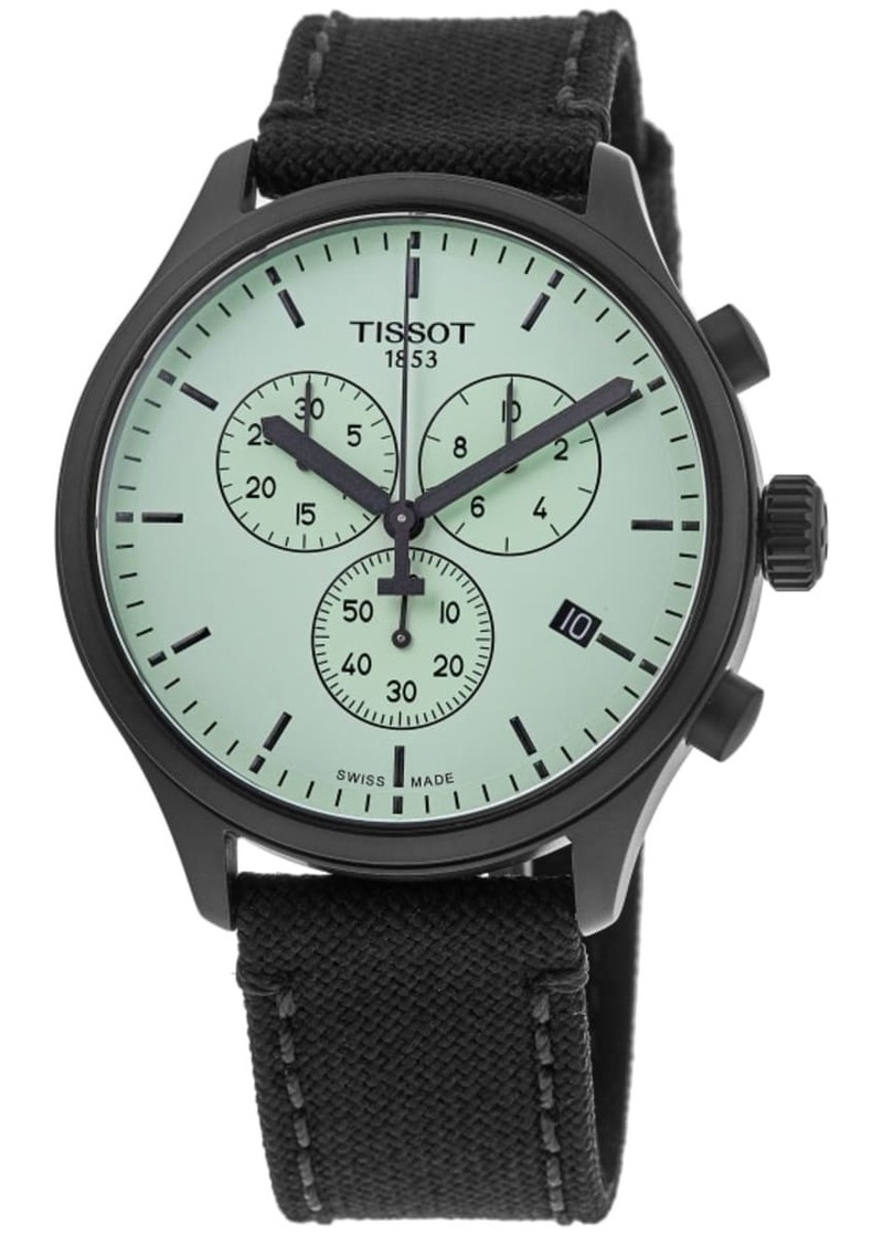 Tissot Chrono XL Green Dial Fabric Strap Men's Watch T116.617.37.091.00