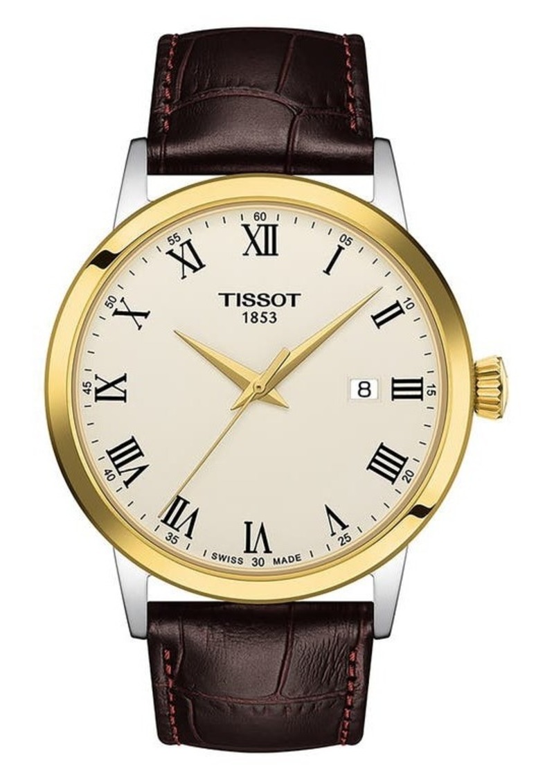 Tissot Classic Dream Leather Strap Watch