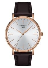 Tissot Everytime Leather Strap Watch
