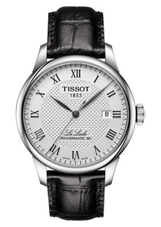 Tissot Le Locle Powermatic 80 Automatic Leather Strap Watch