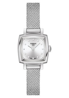 Tissot Lovely Square Diamond Bracelet Watch