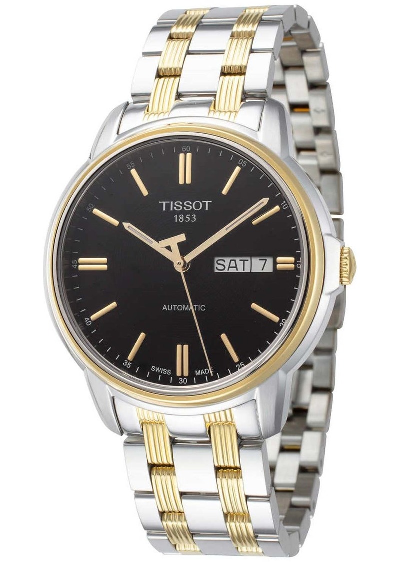 Tissot Men's Automatic III Black Dial Watch