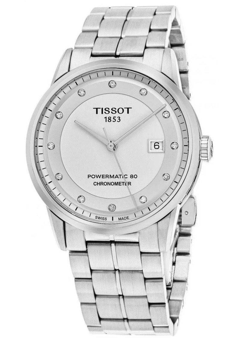 Tissot Men's Luxury Powermatic 80 White Dial Watch