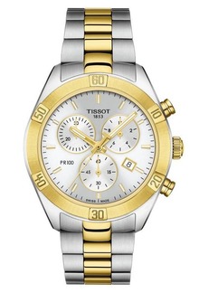 Tissot PR 100 Classic Chronograph Bracelet Watch
