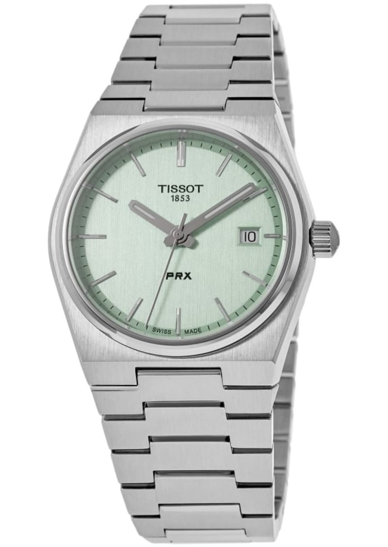 Tissot PRX 35mm Green Dial Steel Women's Watch T137.210.11.091.00