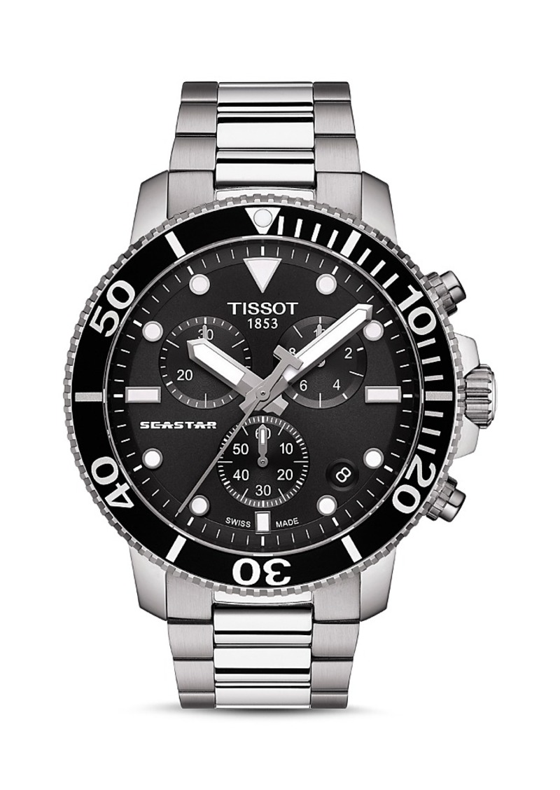 Tissot Seastar 1000 Blue-Dial Chronograph, 45.5mm