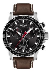 Tissot Supersport GTS Leather Strap Watch