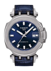Tissot T-Sport Automatic Leather Strap Watch, 48mm