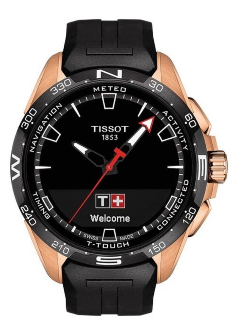 Tissot T-Touch Connect Solar Smart Silicone Strap Watch