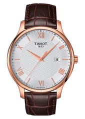 Tissot Tradition Leather Strap Watch