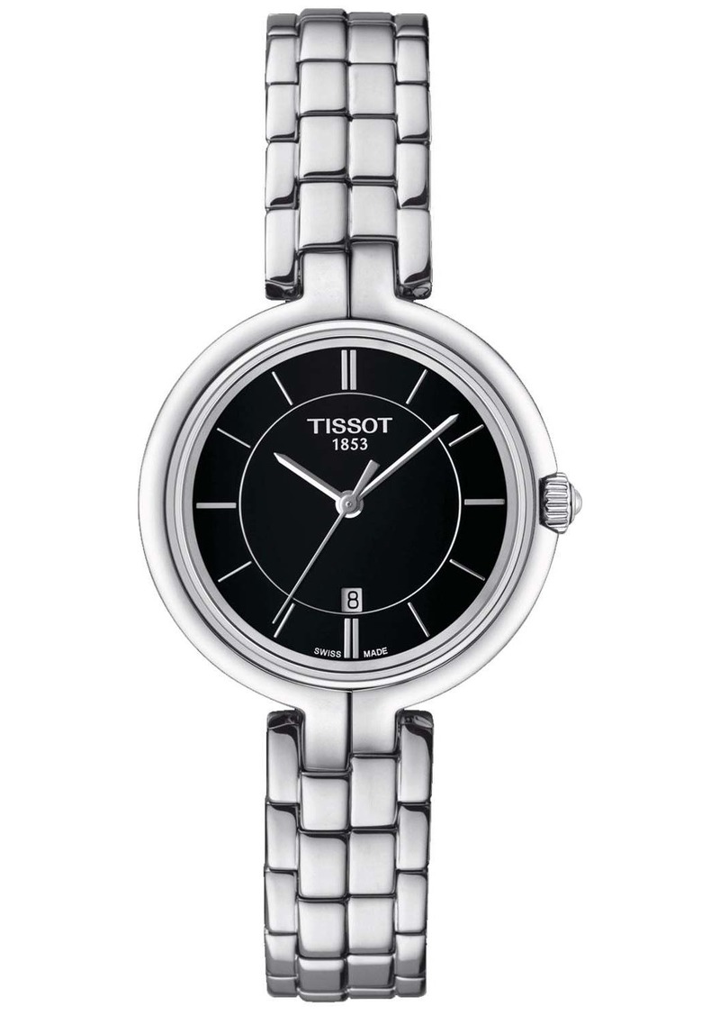 Tissot Women's Flamingo Black Dial Watch