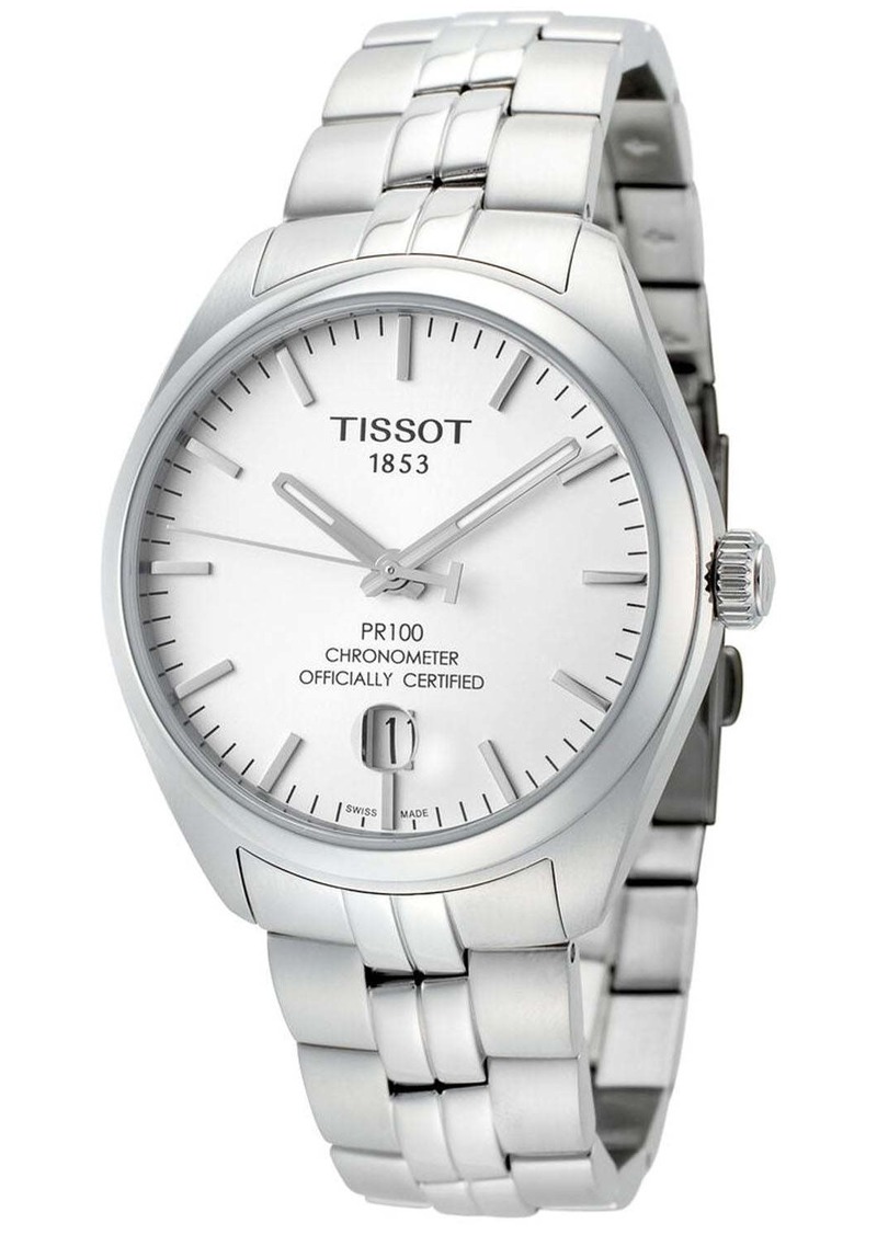 Tissot Women's PR 100 Silver Dial Watch