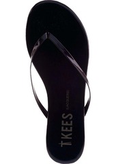 TKEES Lacquers Thong Sandals In Ink