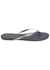 TKEES Studio Duos Sandal In Silver Showers