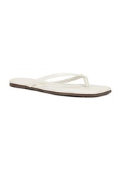 TKEES Lily Square Toe Flip Flop