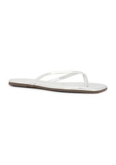 TKEES Lily Square Toe Mirror Flip Flop