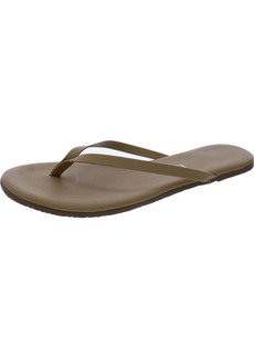 TKEES Womens Leather Flip Flop Slide Sandals