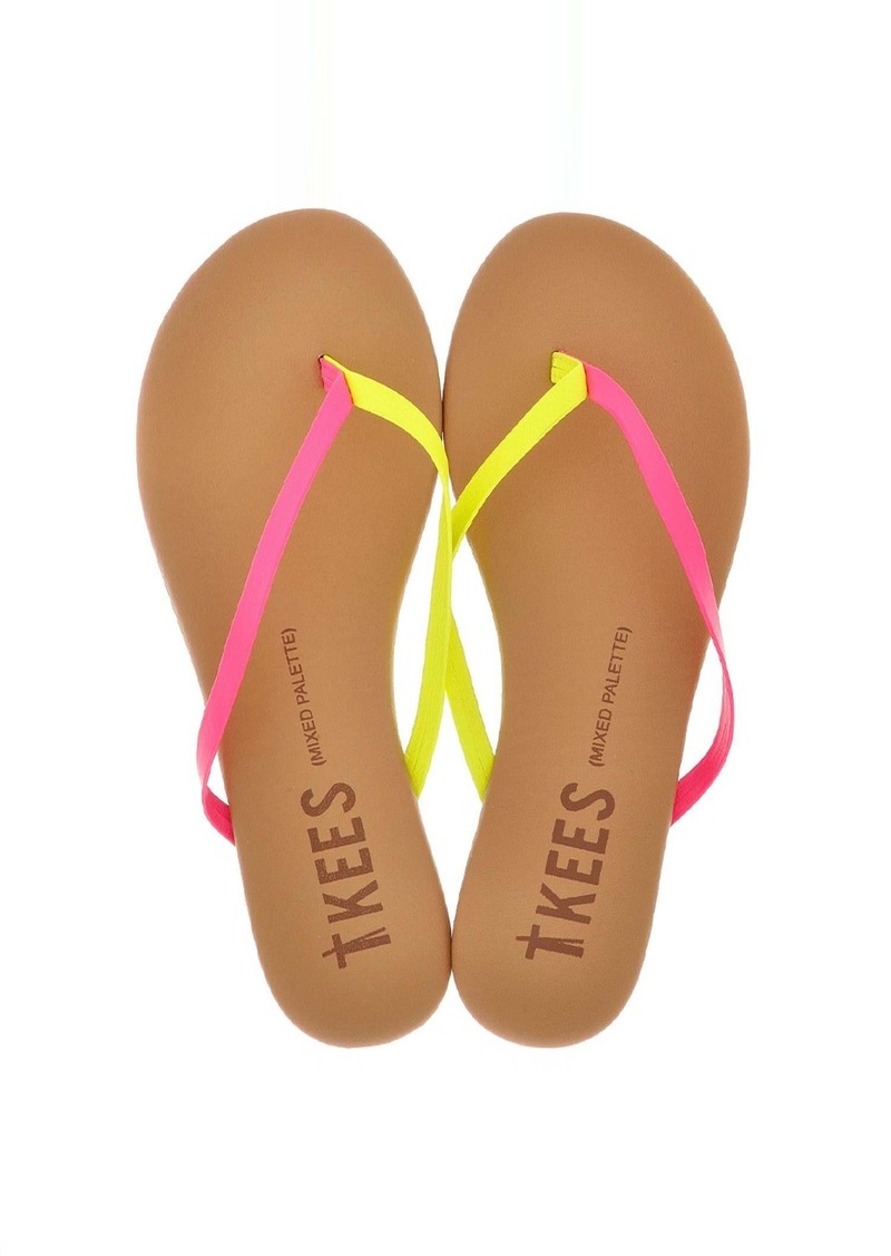 TKEES Women's Mixed Palette Slippers In Pink Citrus