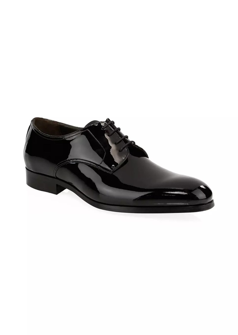 To Boot Aalborg Lace-Up Patent Leather Derby Shoes