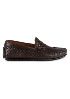 To Boot Bahama Woven Leather Driving Loafers