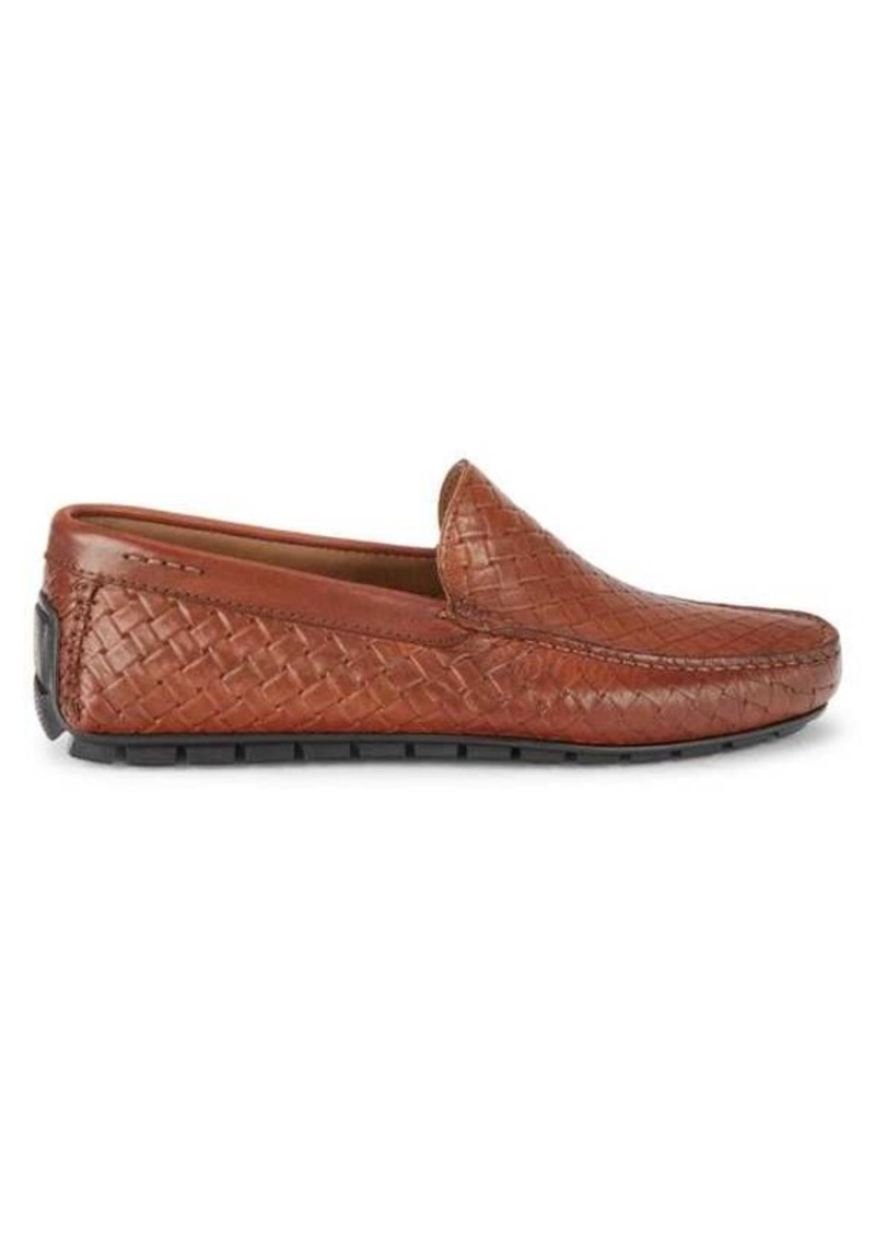 To Boot Bahama Woven Leather Driving Loafers