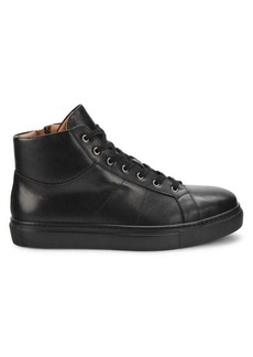 To Boot Briar Leather High-Top Sneakers