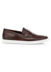 To Boot Chelsea Cloud Cacao Leather Penny Loafers