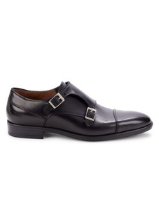 To Boot Heathrow Leather Double Monk Strap Shoes
