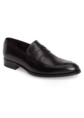 To Boot New York Francis Penny Loafer in Black Leather at Nordstrom
