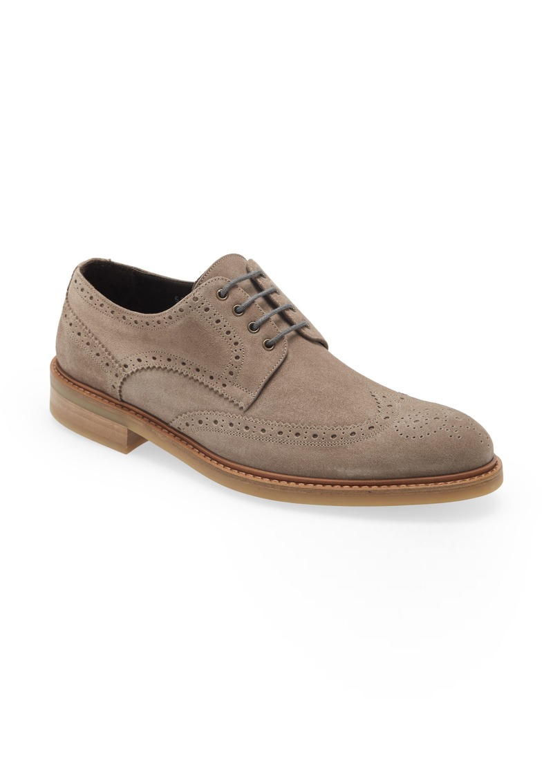To Boot New York Jennings Wingtip Oxford in Grey at Nordstrom