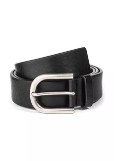 To Boot Oval Buckle Leather Belt