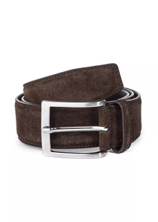 To Boot Square Buckle Suede Belt
