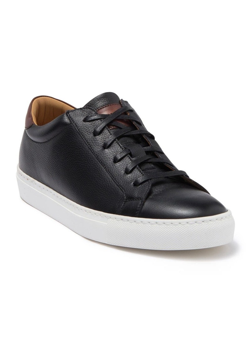 To Boot New York Devin Leather Sneaker in Black/tan F.725 at Nordstrom Rack